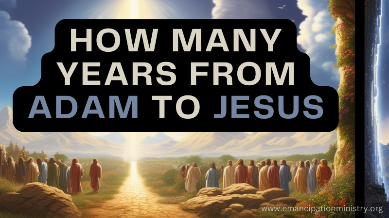 how many years from adam to jesus